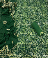 Block Print Elegant Cotton Suit Set - Yanchi